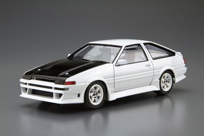 Aoshima 1/24 TUNED CAR #45 1985 Toyota AE86 Trueno Car Boutique Club