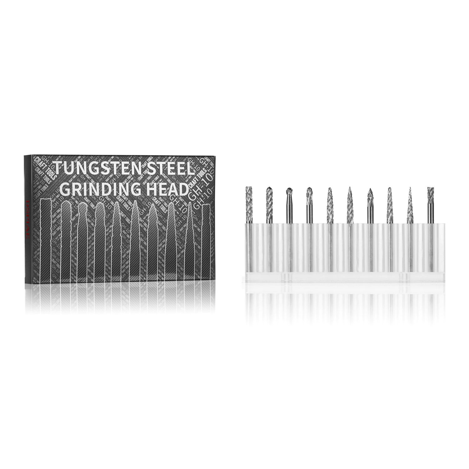 DSPIAE Tungsten Steel Grinding Head Set