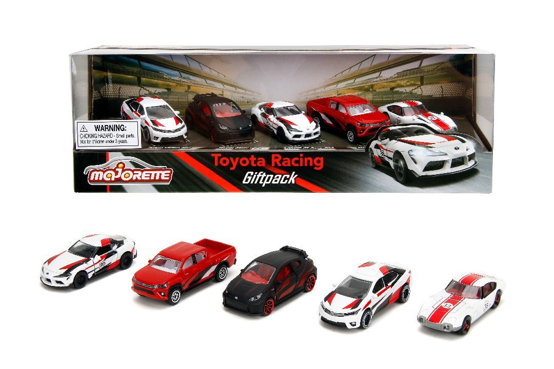 Jada Toys 1/64 Majorette Toyota Racing Giftpack 5pc