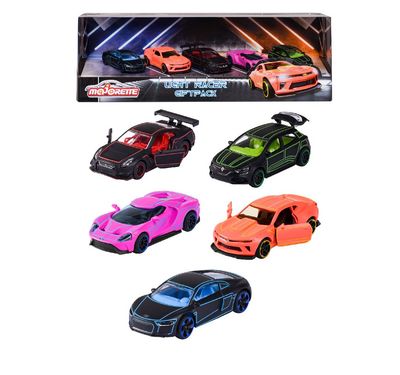 Jada Toys 1/64 Majorette Light Racer Giftpack 5pc