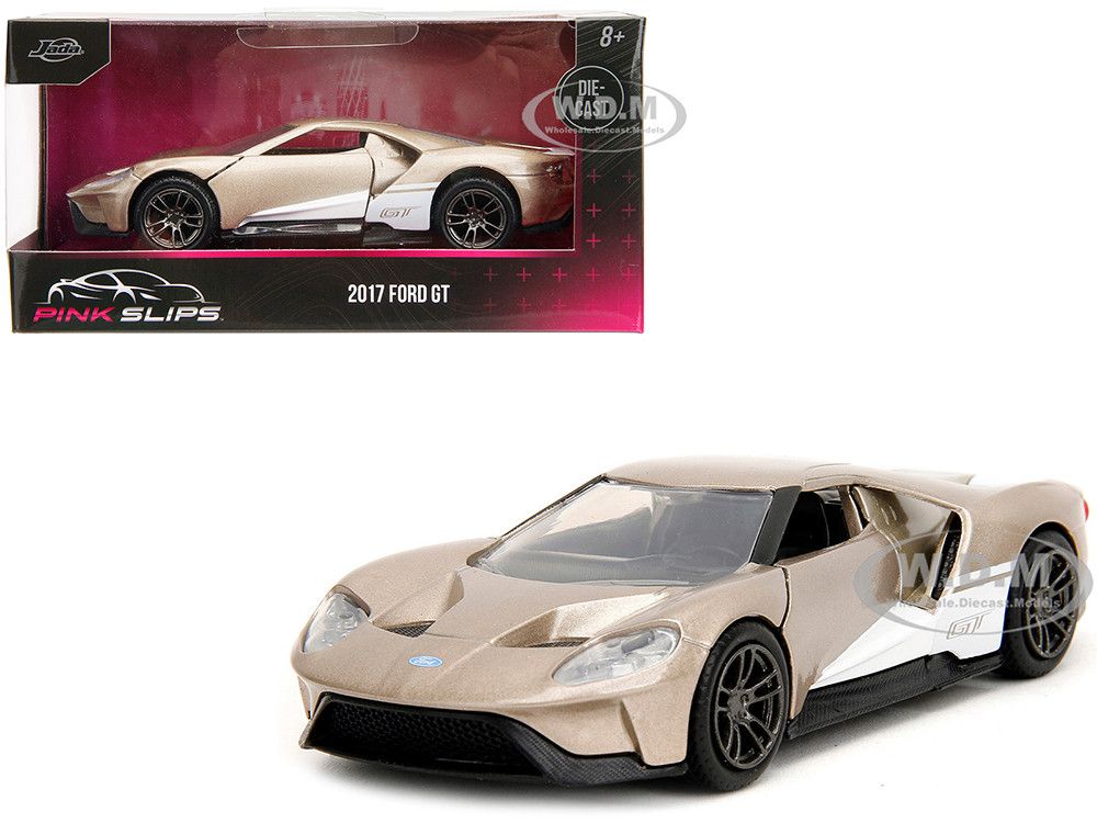 Jada Toys 1/32 Pink Slips 2017 Ford GT Metallic Gold