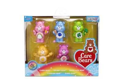 Jada Toys 2.5in Metalfigs Care Bears 5 Pack