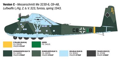 Italeri 1/72 Messerschmitt Me-323 D-1 Gigant