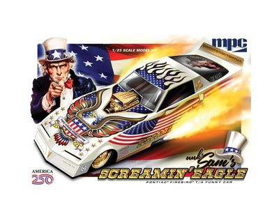 MPC Models 1/25 Firebird Funny Car 250th USA Anniversary