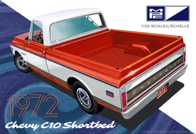 MPC Models 1/25 1972 Chevy Pickup Short Bed