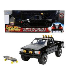 Jada Toys 1/24 Back to the Future 1985 Toyota SR5 with Martys Skateboard