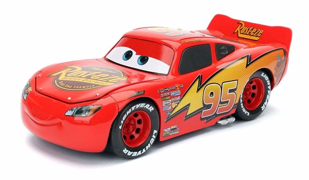 Jada Toys 1/24 Disney Pixar Cars Lightning McQueen Glossy Red