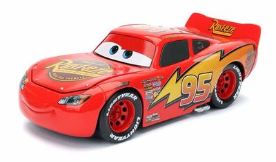 Jada Toys 1/24 Disney Pixar Cars Lightning McQueen Glossy Red