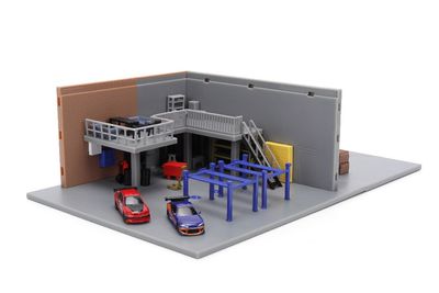 Jada Toys Nano Scene Fast and Furious Tokoyo Drift Hans Garage