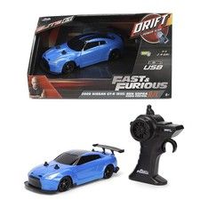 Jada Toys 1/24 Fast and Furious Drift RC Brians Nissan GT-R R(35) Ben Sopra