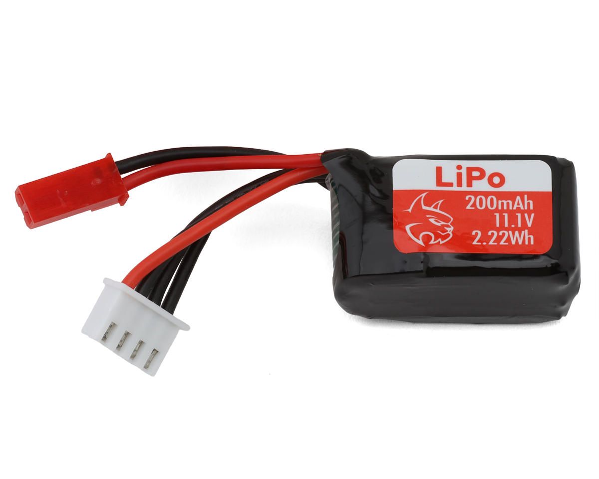 Redcat 11.1V/200mAh 3S LiPo Battery with JST Connector