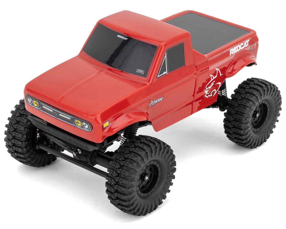 Redcat Ascent-32 V2 1/32 4WD RTR Rock Crawler with 2.4GHz Radio Red Includes B&amp;C