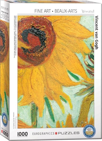 Eurographics Twelve Sunflowers by Van Gogh 1000 piece