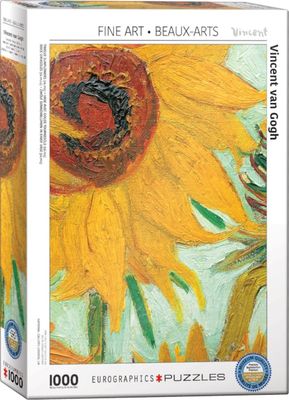 Eurographics Twelve Sunflowers by Van Gogh 1000 piece