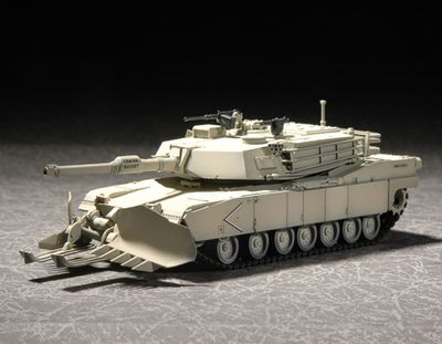Trumpeter 1/72 M1A1 with Mine Cleaning Blade System