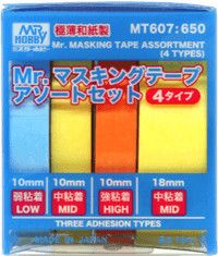 Gunze Mr Masking Tape Assortment 4 Types