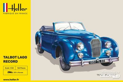Heller 1/24 1950 Talbot Lago Convertible