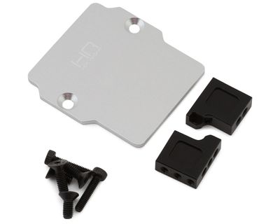 Hot Racing Arrma Grom Aluminum Servo Plate Silver with Servo Mounts