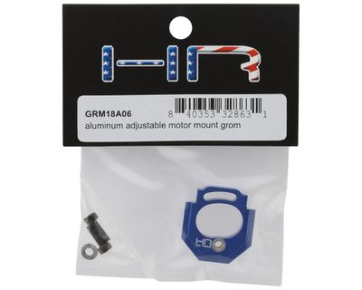 Hot Racing Arrma Grom Aluminum 16-30T Adjustable Motor Mount Blue