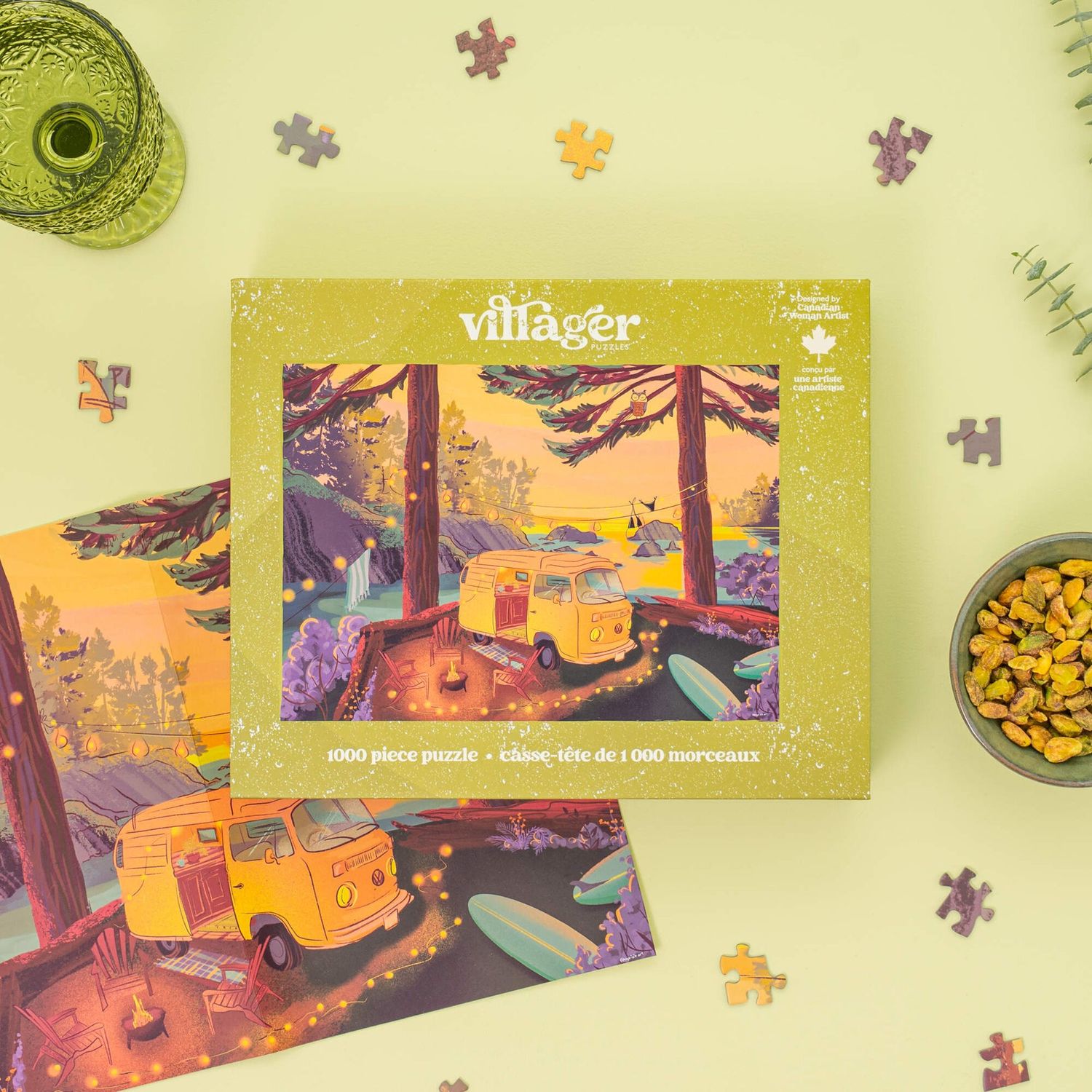 Villager Puzzles Twilight Campsite 1000 piece