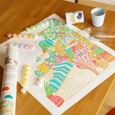Winnies Picks Paint by Numbers Art Kit Chill in the Garden