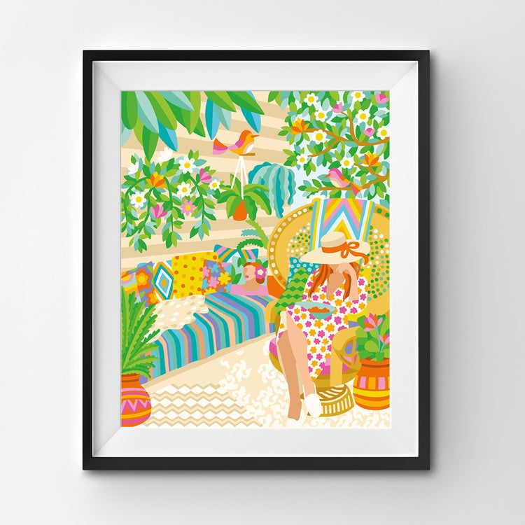 Winnies Picks Paint by Numbers Art Kit Chill in the Garden