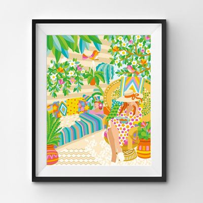 Winnies Picks Paint by Numbers Art Kit Chill in the Garden