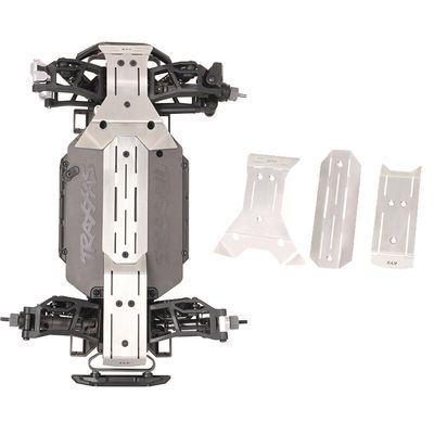 Hobby Details Mini Maxx Stainless Steel Chassis Skid Plate 3 Parts