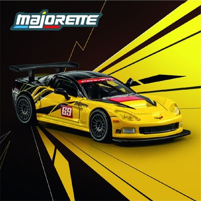 Jada Toys 1/64 Majorette Collection W1 2005 Chevy Corvette C6 R
