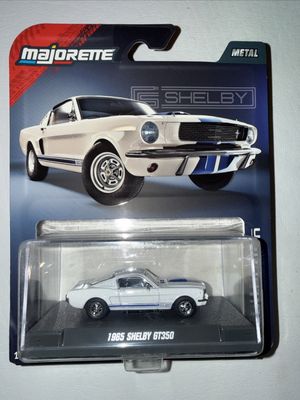 Jada Toys 1/64 Majorette Collection W1 1965 Ford Mustang Shelby GT350