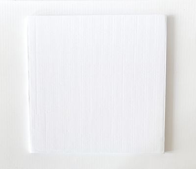 Enjay 18x18x0.5in  Square White Drum Board