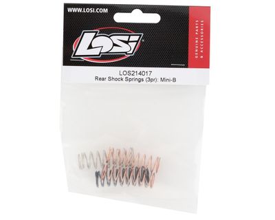 Team Losi Racing Mini-B Rear Shock Springs 3 Pairs