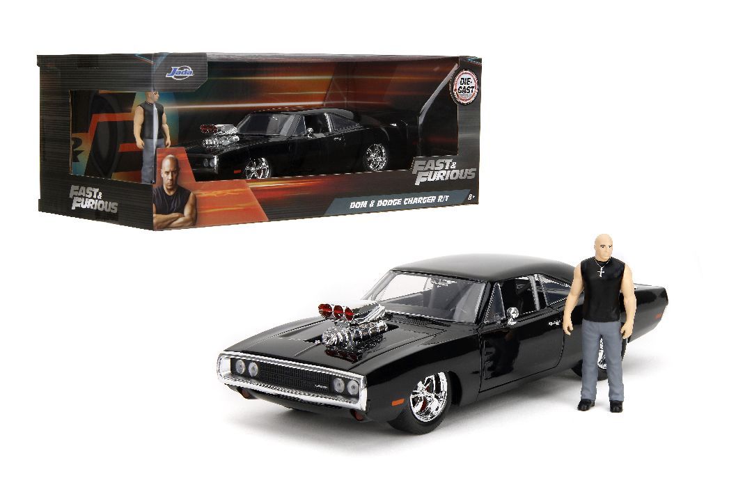 Jada Toys 1/24 Hollywood RidesFast and Furious Doms Dodge Charger R/T with Dom