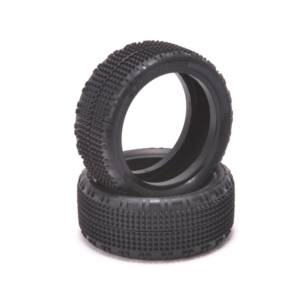 Schumacher Racing Shard 1/10 4WD Front Yellow Compound Tires