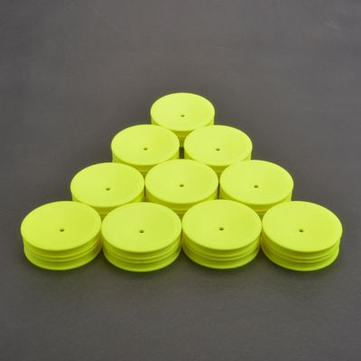 Schumacher Racing Front Slim 2WD 12mm Hex Wheels Yellow