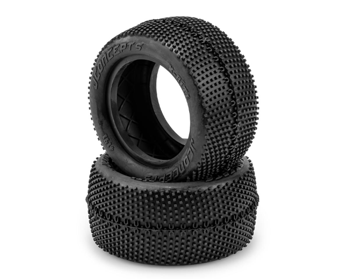JConcepts X-Bite 2.0in Rear Vintage Buggy Green Compound Tires 2pc
