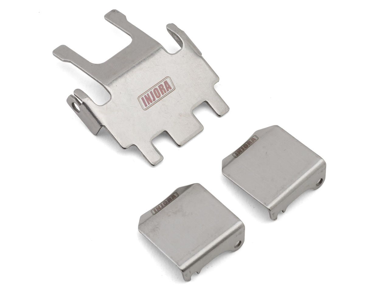 Injora TRX-4M Stainless Steel Skid Plate and Axles Armor