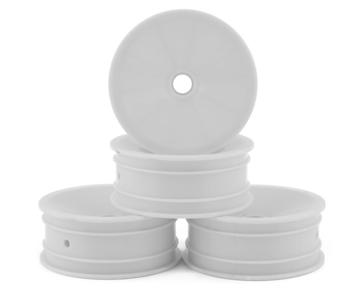 JConcepts RC10 +Offset Mono 2.2 Bearing Front Wheels White 4pc
