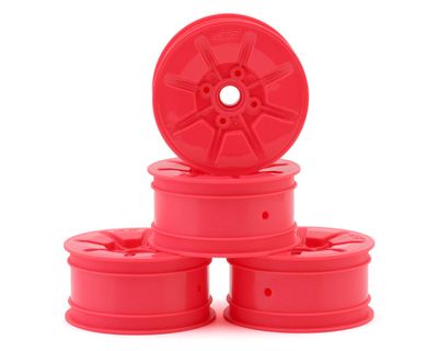 JConcepts RC10T Pioneer 2.2 Narrow Front Wheels Pink 4pc