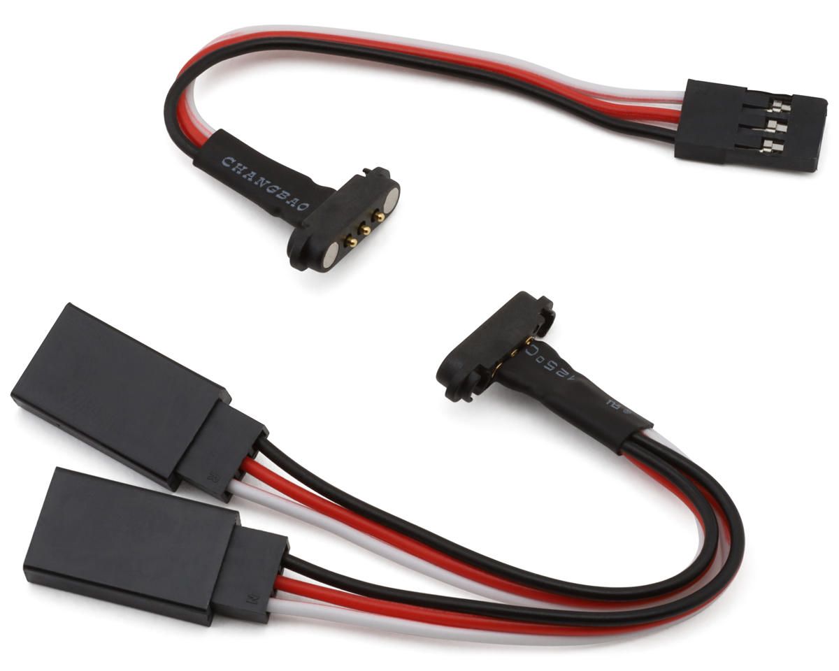 Injora 200mm Magnetic Snap JR to Y-Cable Y-Adapter