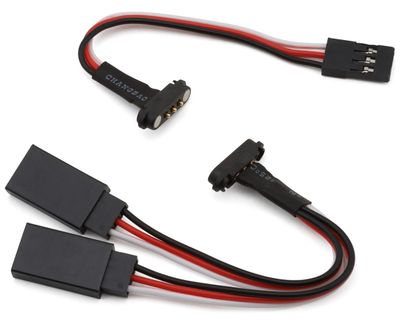 Injora 200mm Magnetic Snap JR to Y-Cable Y-Adapter