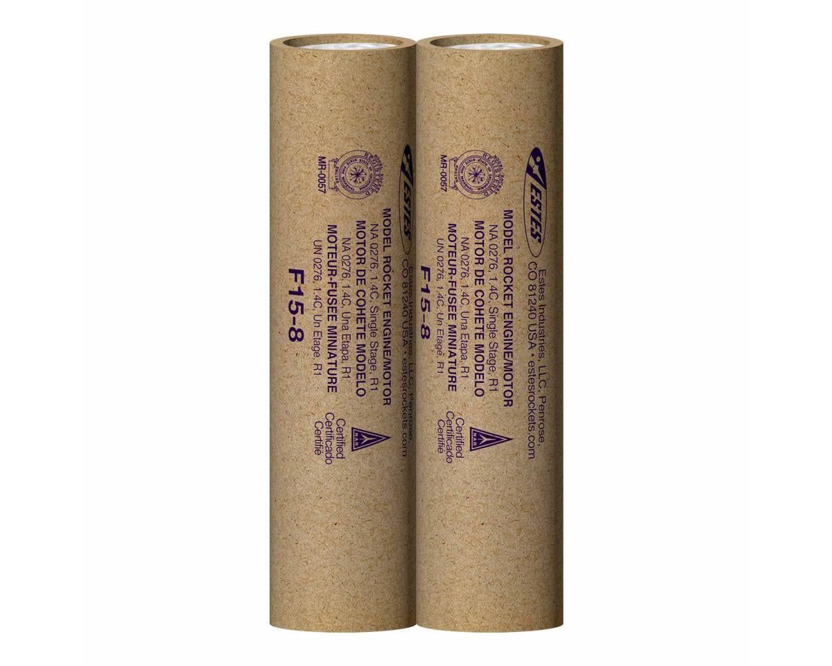 Estes Rockets Bagged F15-8 Rocket Engines 2pc