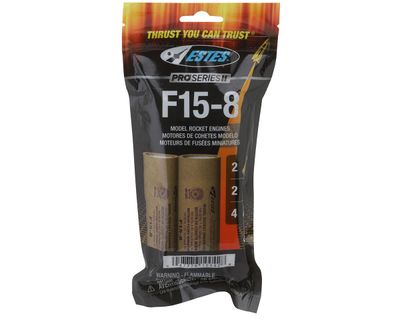 Estes Rockets Bagged F15-8 Rocket Engines 2pc