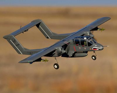 E-Flite Micro OV-10 Bronco 645mm BNF Basic with AS3X and SAFE Select