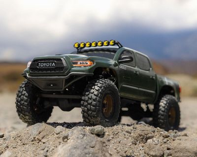 Axial 1/30 SCX30 Toyota Tacoma 4X4 RTR Green Brushed Rock Crawler Extreme Off Road Includes B&amp;C