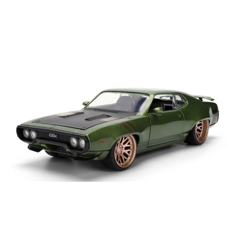Jada Toys 1/24 BIGTIME Muscle 1972 Plymouth GTX Metallic Dark Green