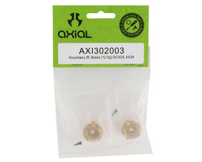 Axial SCX24/AX24 Left/Right 12.5g Brass Knuckles
