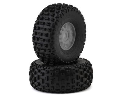 Arrma dBoots Fortress 5.47in OD Tire on Gun Metal Wheels 2pc