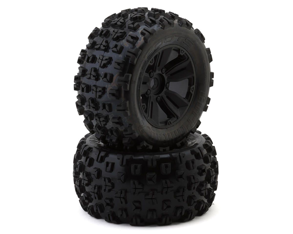 Arrma dBoots Copperhead2 Mounted Tire on Black Wheels 2pc