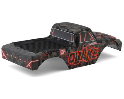 Arrma QUAKE Painted Decalled Trimmed Body Set Red